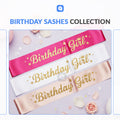 Birthday Girl Sashes – Multi Color Party Accessories | Ardor