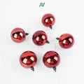 Christmas Hanging Balls Set of 6 (Red)