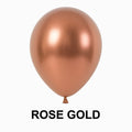 Pack of 50 - Rose Gold Green Latex Balloon