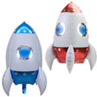 4D Rocket Foil Balloons