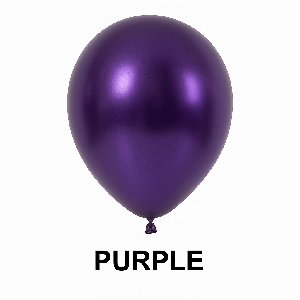 Pack of 50 - Purple Latex Balloon