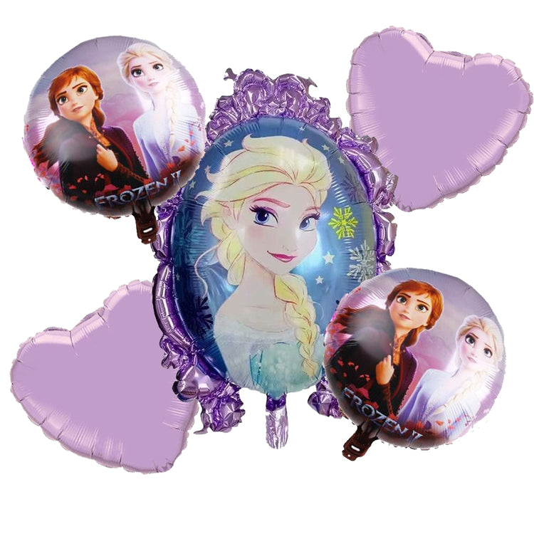 Frozen 5 Pcs Foil Balloons Set