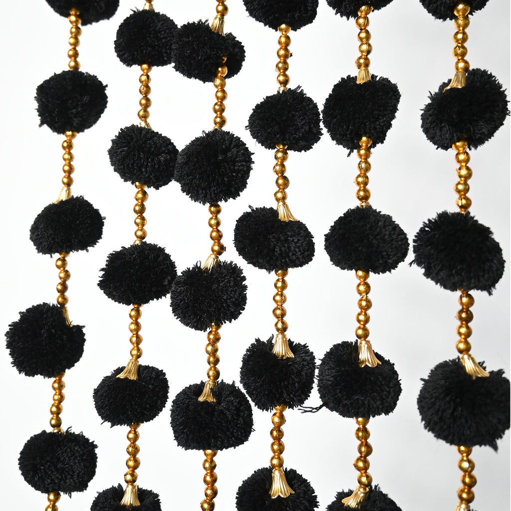 Pom Pom Garland 12 Pcs | For | Maiyo Mendi, Dholki, Nikkah, Wedding  Decor |