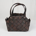Set of 3 - Dark Brown Wooven Baskets