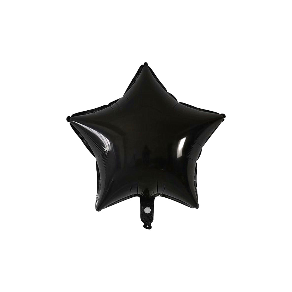 Star Foil Balloon Black Color