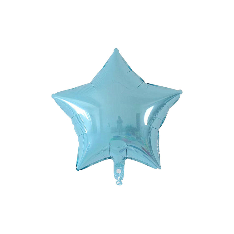 Star Foil Balloon Light Blue Color