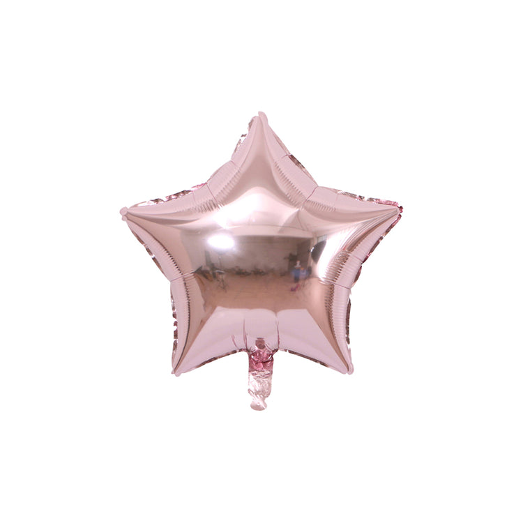 Star Foil Balloon Rosegold Color