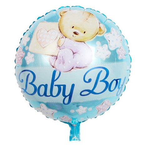 Baby Boy Round Foil Balloons