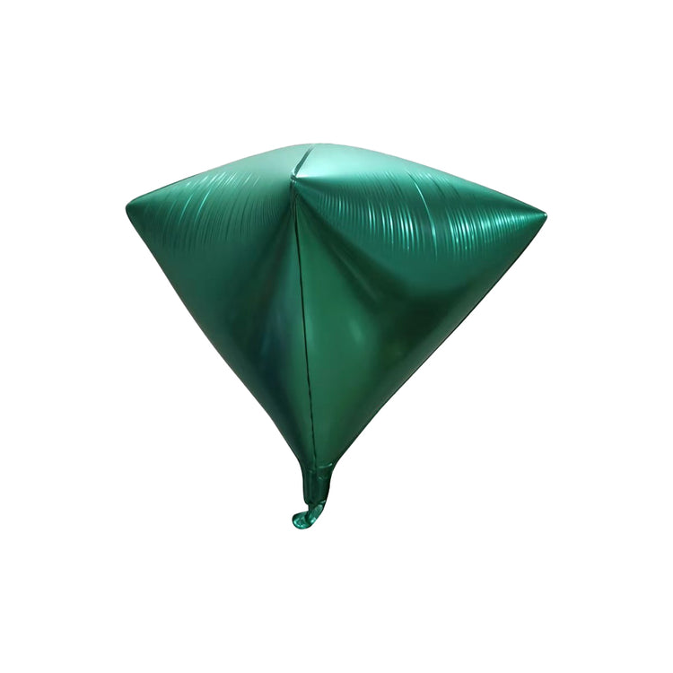 Diamond Foil Balloon Green Color