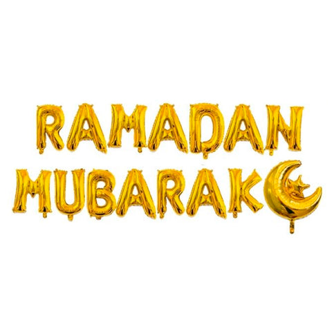 Ramadan Mubarak Foil Balloons