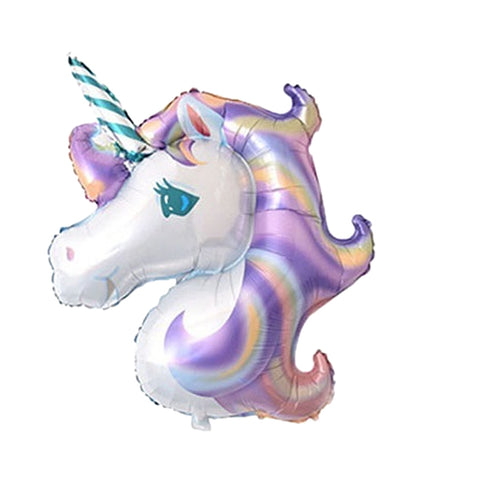 Unicorn Face Foil Balloon