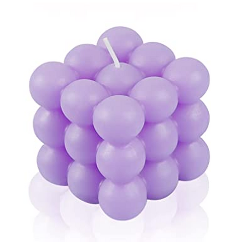 Purple Bubble Scented Candles