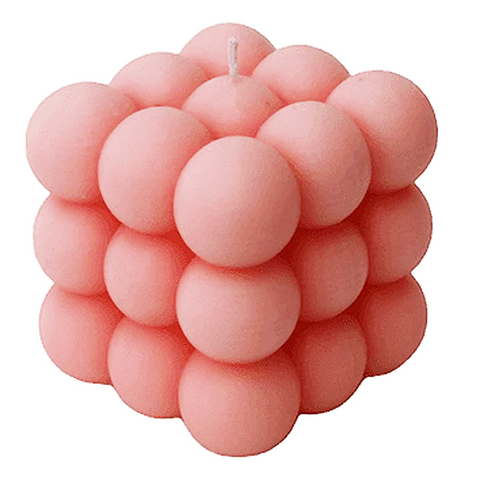 Pink Bubble Scented Candles
