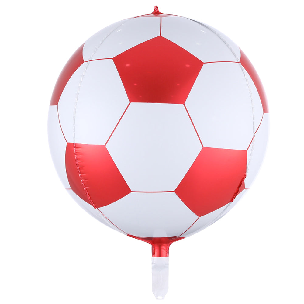 4D Football Orbs Foil Balloons