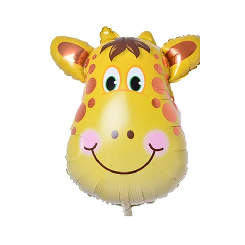 Giraffe Face Foil Balloon
