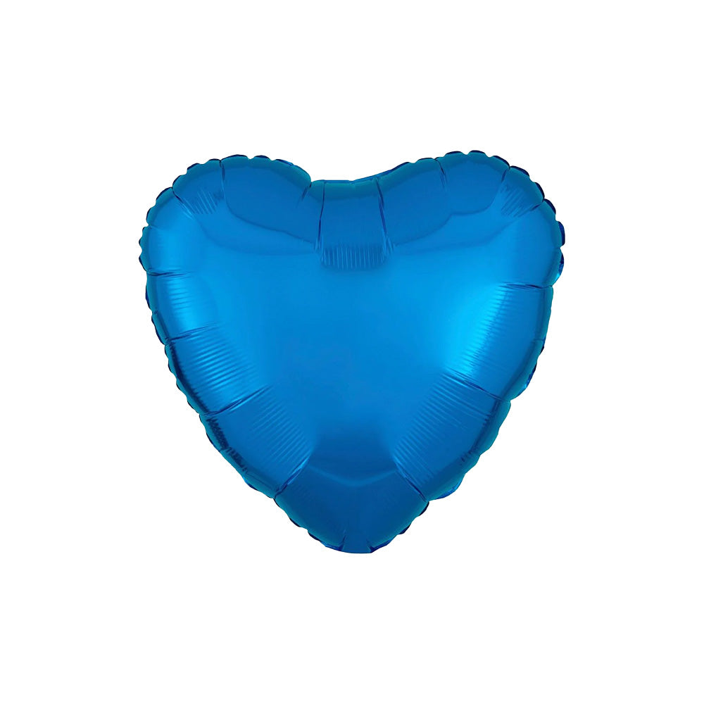 Heart Shape Dark Blue Colored Balloon