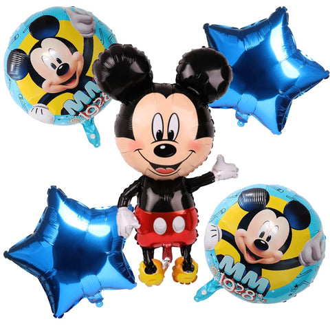Mickey Mouse 5 Pcs Foil Balloons Set