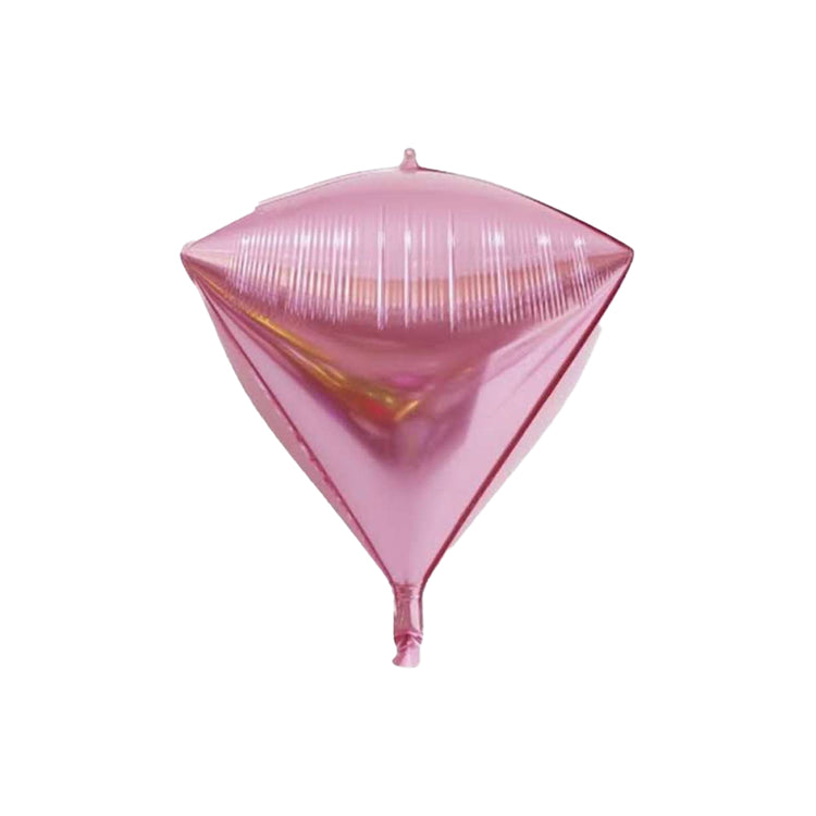 Diamond Foil Balloon Baby Pink Color