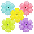 Multi Flower 5 Pcs Foil Balloons