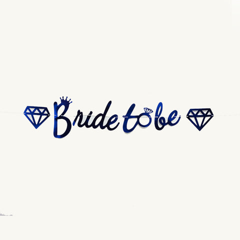 Blue Bride-to-be Bunting