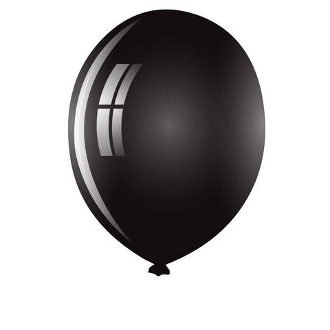 Black Metallic Balloon
