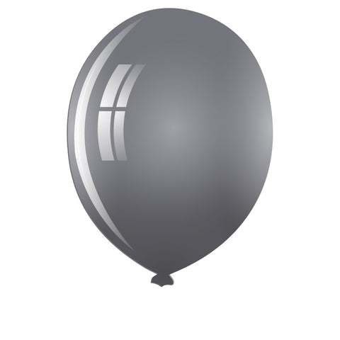 Grey Metallic Balloon
