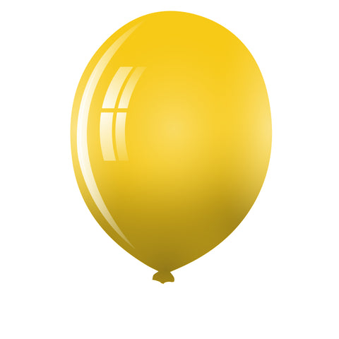 Lemon Yellow Metallic Balloon