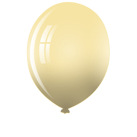 Macaroon Yellow Metallic Balloon