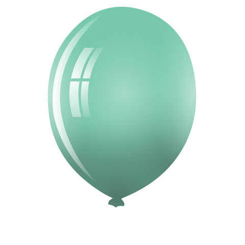Turquoise Metallic Balloon