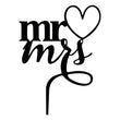 Mr & Mrs Cake Topper