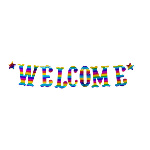 Multi Welcome Bunting