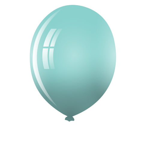 Macaroon Aqua Pastel Balloon