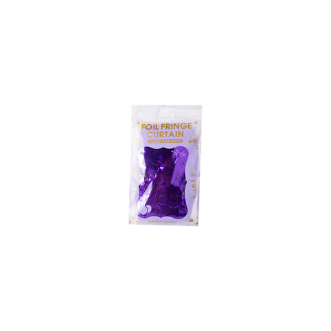 Purple Foil Fringes