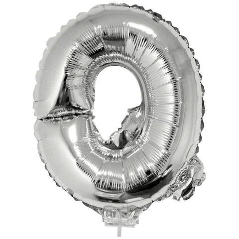 Q Foil Balloon Silver Color
