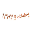 Rose Gold Happy Birthday Bunting