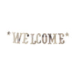 Silver Welcome Bunting