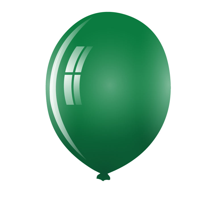 Standard Green Colored Balloon