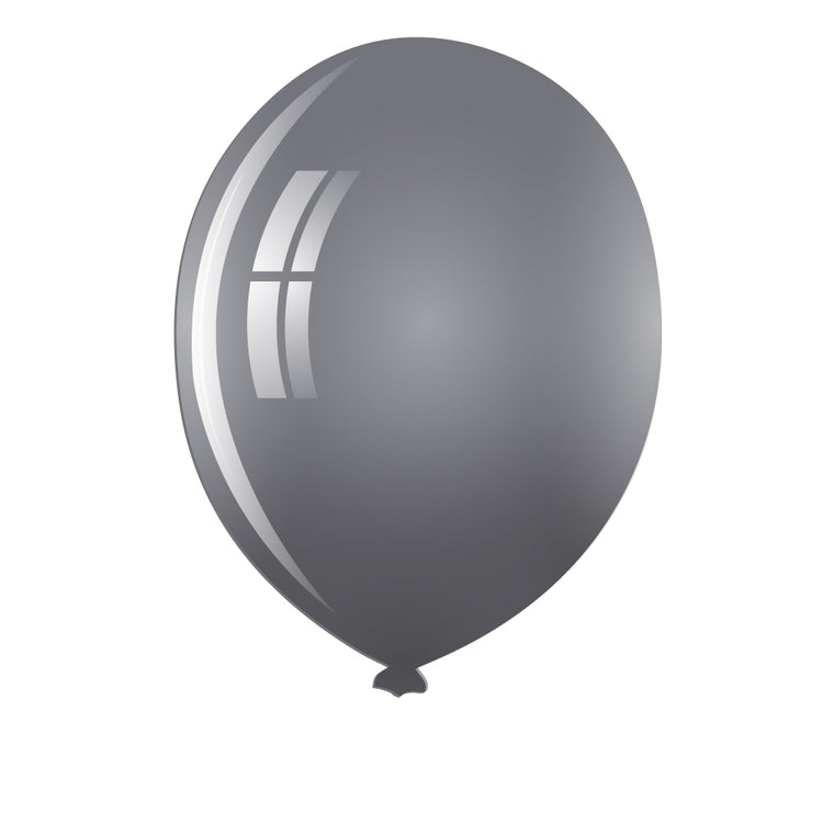 Standard Grey Colored Balloon