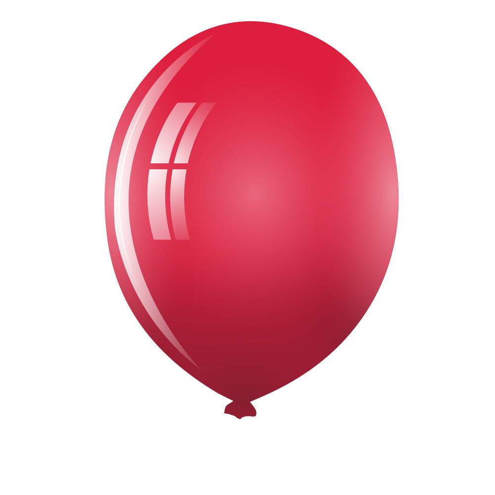 Standard Red Colored Balloon