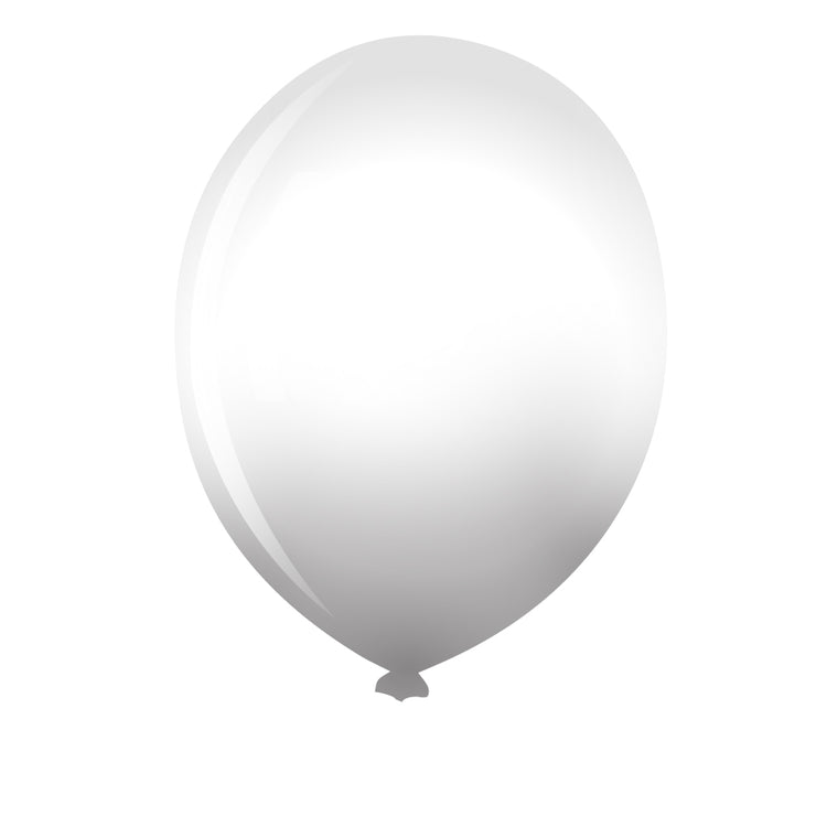 Standard White Colored Balloon