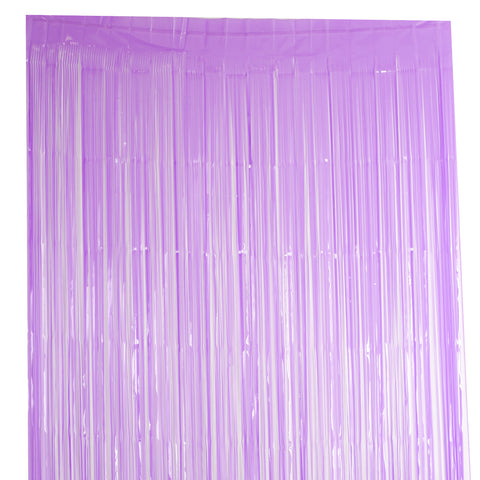 Fluorescent Purple Foil Curtains