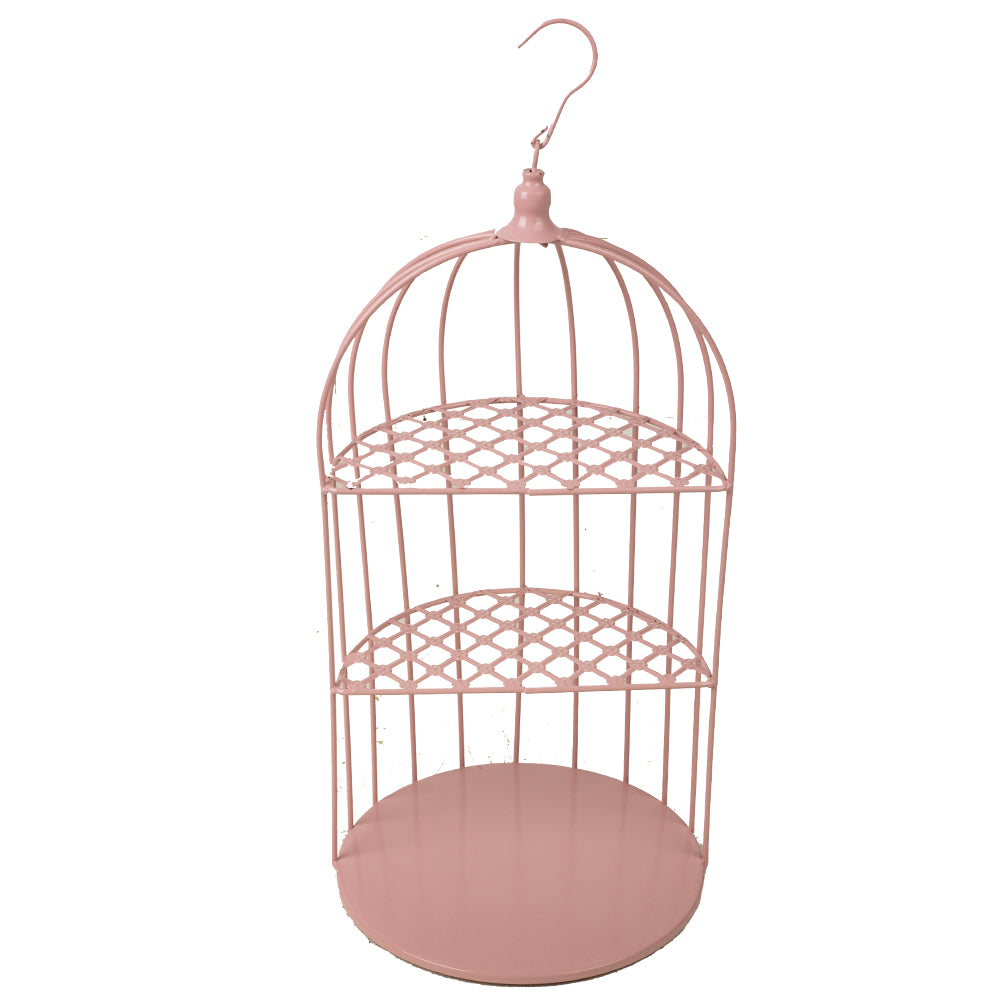 Pink Cage Cupcake Stands