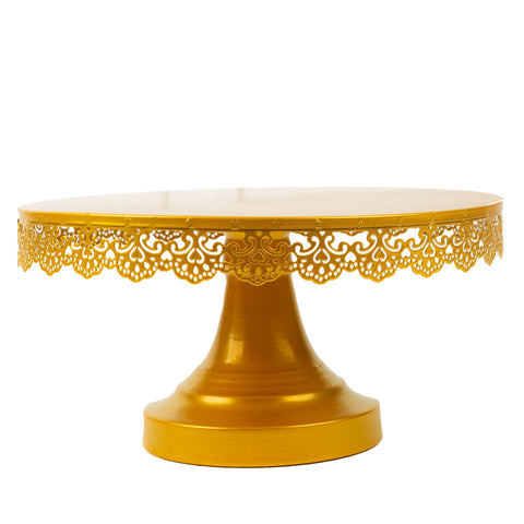 Golden Large Cake Stand