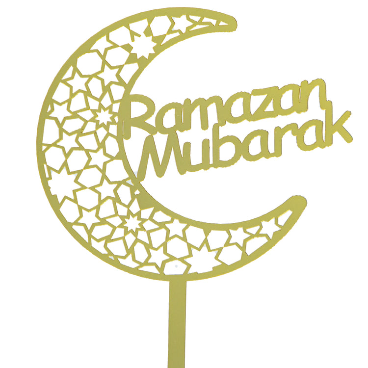 Ramadan Mubarak Cake Topper