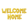 Welcome Foil Balloon Golden Color