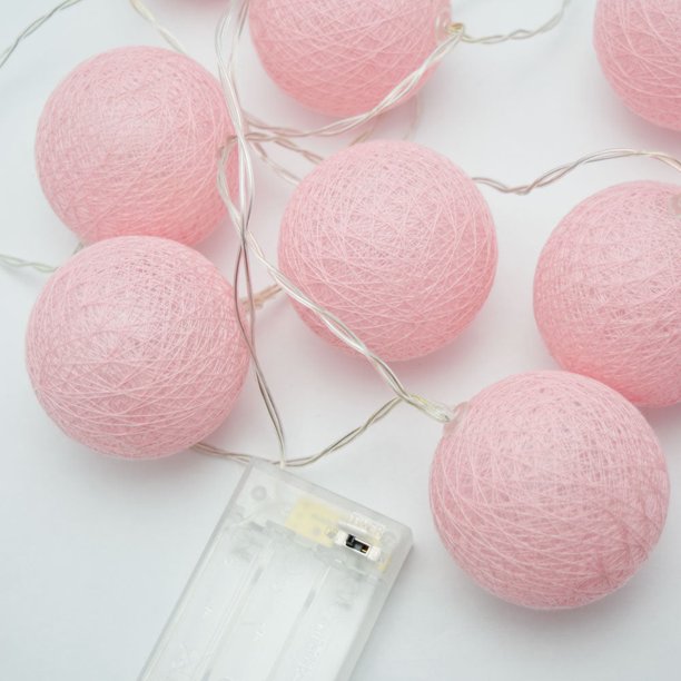 Pink Thread Ball Light