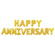 Anniversary Foil Balloon Golden Color