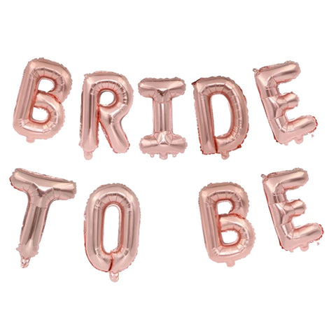 Bride To Be Rose Gold Colored Balloon