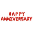 Anniversary Foil Balloon Red Color