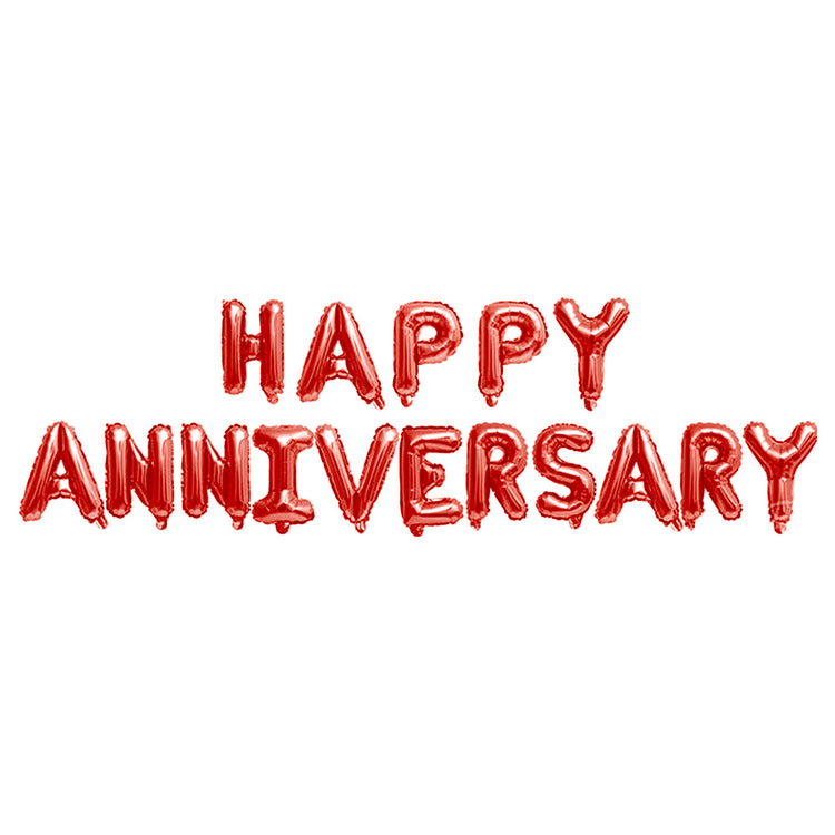 Anniversary Foil Balloon Red Color